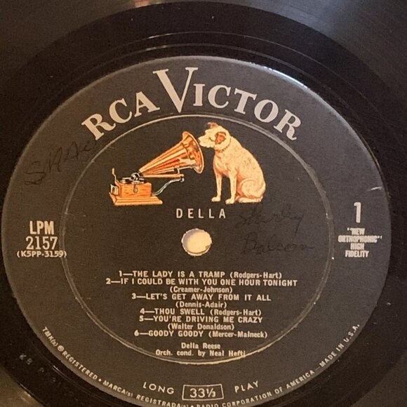 Della Reese Della (Vinyl, 1960) RCA Victor LPM-2157 VG+ LP Record Album - Picture 6 of 8